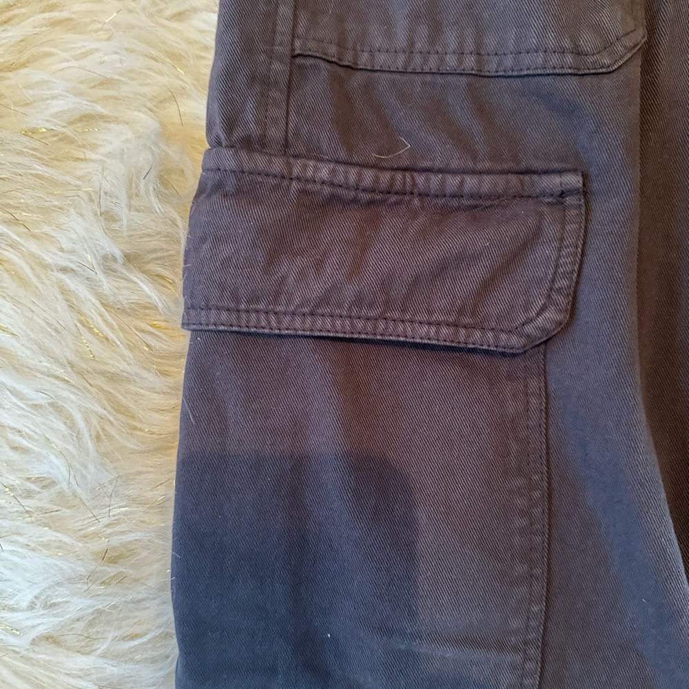Zara Women's Dark Gray Cargo Pants - Picture 5 of 5
